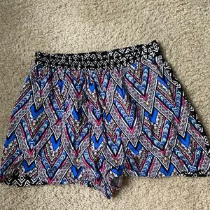 botique vintage tribal pattern shorts